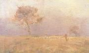 Charles conder Yarding Sheep (nn02) oil painting artist